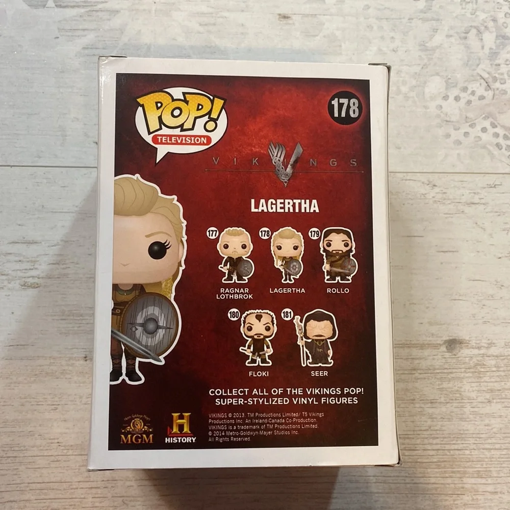 Funko Pop Lagertha #178 Vikings Figure - Picture 7 of 12